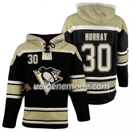 Herren Eishockey Pittsburgh Penguins Matt Murray 30 Schwarz Sawyer Hooded Sweatshirt